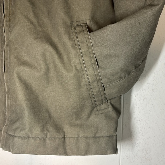 Vintage CODE BLUE Genuine Brand Men’s Khaki Cotton Quilted Work Jacket - Picture 8 of 17